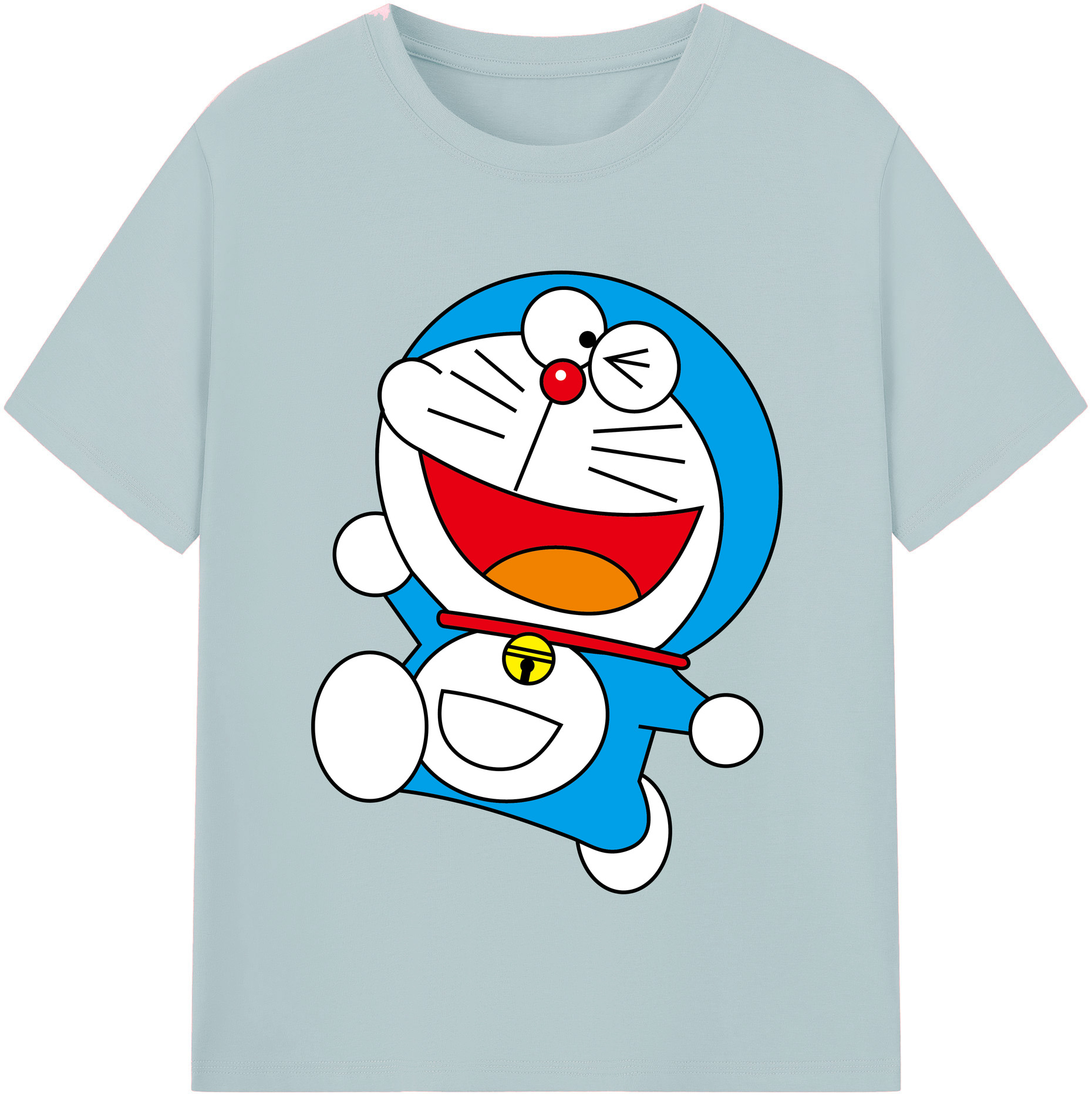 （画像用） ドラえもん Doraemon 綿100％半袖Tシャツ（フロントプリント）